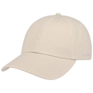 Czapka z daszkiem baseball cap cotton kremowa unisex | Stetson