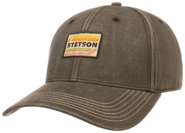 Czapka z daszkiem baseball cap cotton brązowa | Stetson