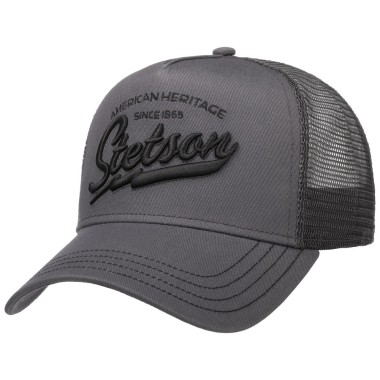 Czapka z daszkiem trucker cap american heritage classic szara | Stetson