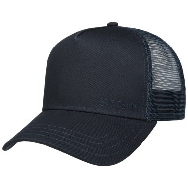 Czapka trucker cap cotton granatowa | Stetson