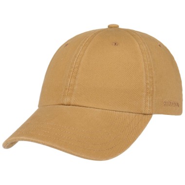 Czapka z daszkiem baseball cap cotton camelowa unisex | Stetson