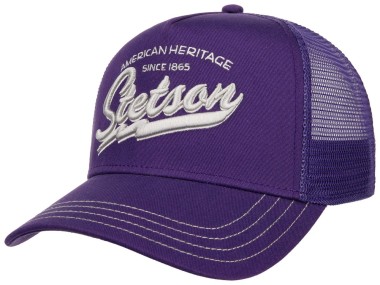 Czapka z daszkiem trucker cap american heritage classic fioletowa | Stetson