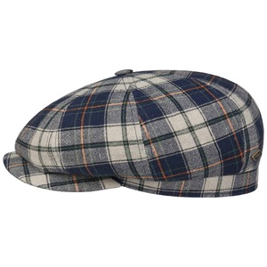 Kaszkiet 8-panel cap check w kratę bawełniany | JJ Hatst