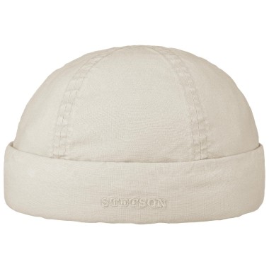 Czapka docker delave organic cotton kremowa | Stetson